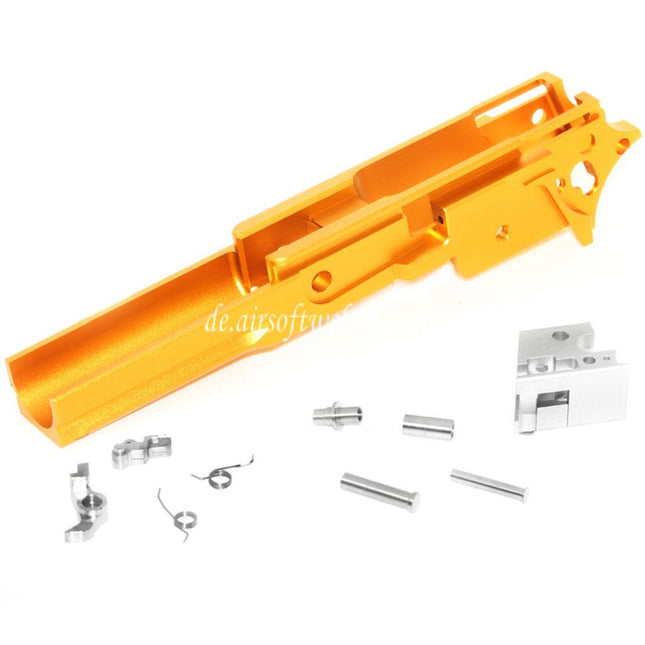 5KU CNC Aluminum Mittlerer Rahmen Typ-3 Geeignet für Tokyo Marui Hi-Capa Serie GBB Pistolen Airsoft