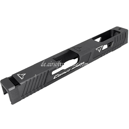 5KU TTI Combat Master CNC G34 Laufschlittensatz Geeignet für Tokyo Marui G17 Serie GBB Pistolen Airsoft Anthrazit