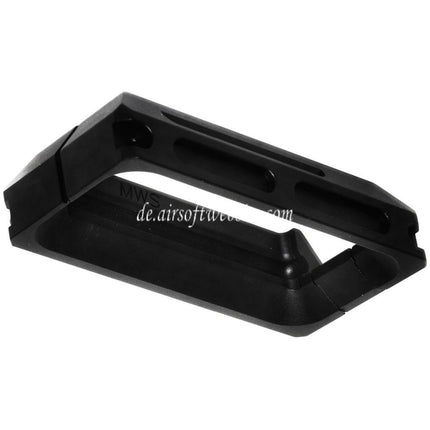 5KU CNC Aluminium Magwell Geeignet für Tokyo Marui M4 M16 Serie MWS GBB Gewehre Airsoft Schwarz