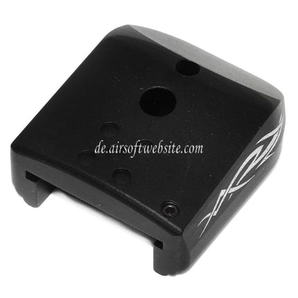 AIP Lasered Magazin Grundplatte Abdeckung Typ-4 Geeignet für ARMY EMG SAI STI TTI AW WE Tokyo Marui Hi-Capa GBB Co2 Gas Pistolen Magazin Schwarz