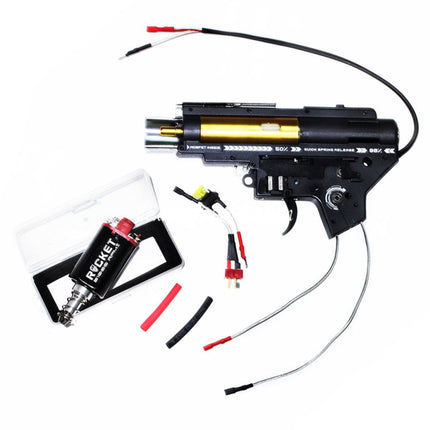 APS Rocket Edge II 8mm High Cycle Version 2 V2 Getriebe Geeignet für APS ASR Tokyo Marui M4 M16 Serie AEG Gewehre Airsoft Hinten verkabelt