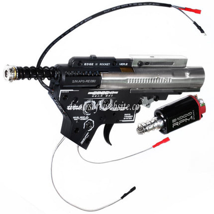 APS Rocket Edge II 8mm High Cycle Version 2 V2 Getriebe Geeignet für APS ASR Tokyo Marui M4 M16 Serie AEG Gewehre Airsoft Hinten verkabelt