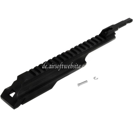 5KU 20mm Picatinny Oberer Schiene  Oberen Empfänger Staubschutzkappe Geeignet für GHK LCT Tokyo Marui AK Serie AEG GBB Gewehre Airsoft Schwarz
