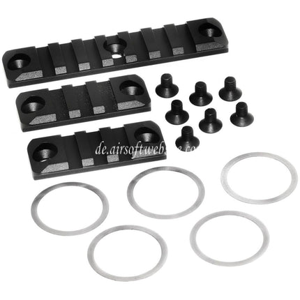 5KU 245mm CNC Aluminum SMR Taktisches Handschutz schienen system Geeignet für VFC Umarex HK416 GBB Gewehre Airsoft Schwarz