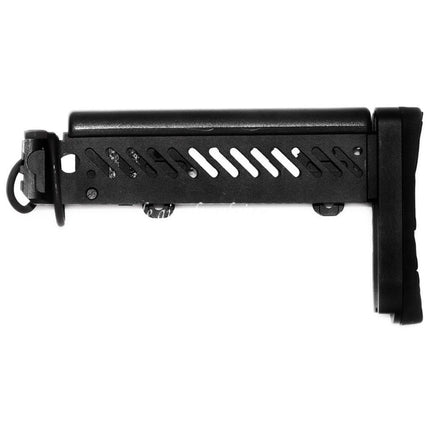 5KU PT-1 Gen2 Mehrere Positionen Seitlicher Klappschaft Geeignet für CYMA D-Boys LCT GHK AK Serie AEG GBB Gewehre Airsoft Schwarz