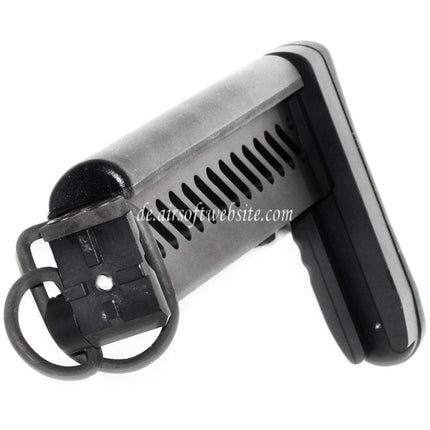 5KU PT-1 Gen2 Mehrere Positionen Seitlicher Klappschaft Geeignet für CYMA D-Boys LCT GHK AK Serie AEG GBB Gewehre Airsoft Schwarz