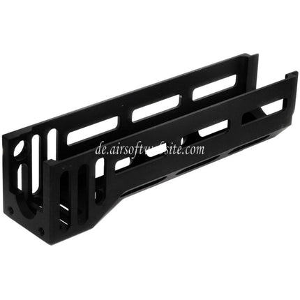 5KU 158mm Aluminium AKM M-LOK Unteres Handschutz system Geeignet für D-Boys CYMA E&L GHK LCT Tokyo Marui AK Serie GBB AEG Gewehre Airsoft Schwarz