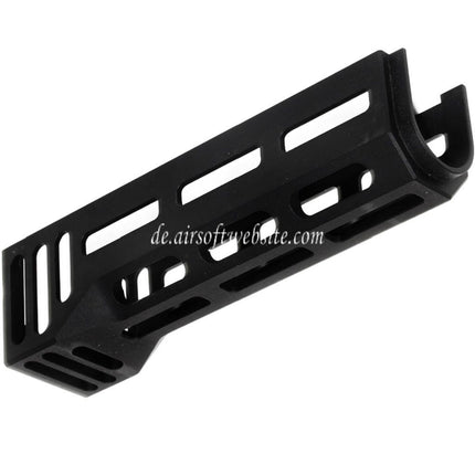 5KU 158mm Aluminium AKM M-LOK Unteres Handschutz system Geeignet für D-Boys CYMA E&L GHK LCT Tokyo Marui AK Serie GBB AEG Gewehre Airsoft Schwarz