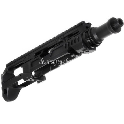 5KU Karabinergewehr Umbausatz Typ-C mit M1913 Schienenschaft Adapter Geeignet für Action Army AAP-01 Serie GBB Pistolen Airsoft