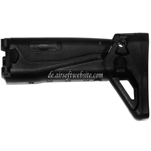 CYMA 5-Positions Einziehbarer seitlicher Klappschaft Geeignet für CYMA Platinum Edition CM103 AK Alfa AEG Gewehre Airsoft Schwarz