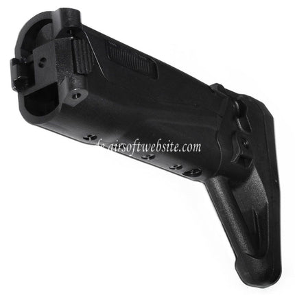 CYMA 5-Positions Einziehbarer seitlicher Klappschaft Geeignet für CYMA Platinum Edition CM103 AK Alfa AEG Gewehre Airsoft Schwarz