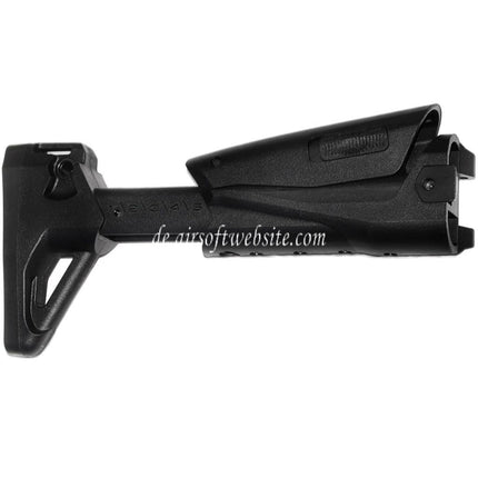 CYMA 5-Positions Einziehbarer seitlicher Klappschaft Geeignet für CYMA Platinum Edition CM103 AK Alfa AEG Gewehre Airsoft Schwarz