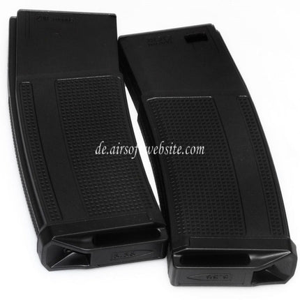 CYMA 6 Stück Packung EMG Daniel Defense 230rd Polymer Mid-Cap Magazin Geeignet für M4 M16 Serie AEG Gewehre Airsoft Schwarz