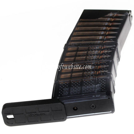 CYMA Lancer Systems L5AWM 5.56 30rd Gas Magazin Geeignet für CYMA CGS Tokyo Marui M4 M16 Serie MWS GBB Gewehre Airsoft