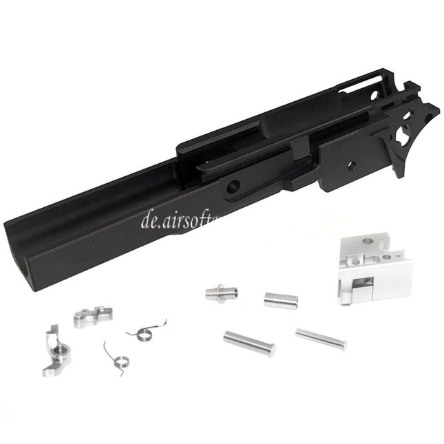 5KU CNC Aluminum Mittlerer Rahmen Typ-2 Infinity Geeignet für Tokyo Marui Hi-Capa Serie GBB Pistolen Airsoft