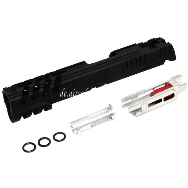 5KU CNC Aluminum Limcat Speed Cat Schlitten Set Geeignet für Tokyo Marui Hi-Capa 5.1 1911 Serie GBB Pistolen Airsoft