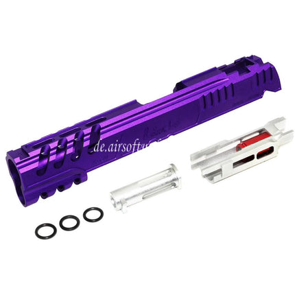 5KU CNC Aluminum Limcat Speed Cat Schlitten Set Geeignet für Tokyo Marui Hi-Capa 5.1 1911 Serie GBB Pistolen Airsoft