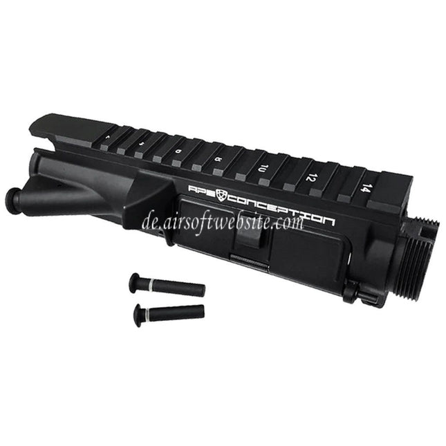 APS Oberer Metall Körperempfänger mit Staubschutzkappe Geeignet für APS ASR M4 M16 Serie AEG Gewehre Airsoft Schwarz