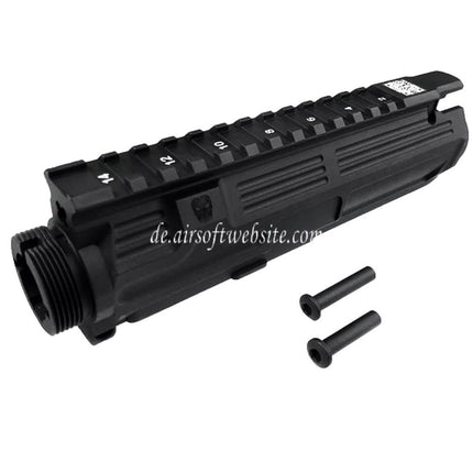 APS Oberer Metall Körperempfänger Geeignet für APS PER Serie M4 M16 Serie AEG Gewehre Airsoft Schwarz