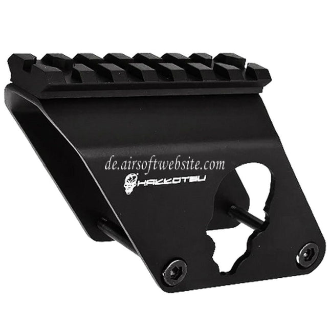 APS 20mm Picatinny Schiene Zielfernrohrmontage Geeignet für APS CAM870 Serie Schrotflinte Airsoft Schwarz