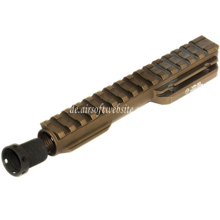 5KU 20mm Picatinny Oberschiene VS-33 Gasrohr Geeignet für LCT GHK CYMA D-Boys Tokyo Marui AK-Serie AEG GBB Gewehre Airsoft