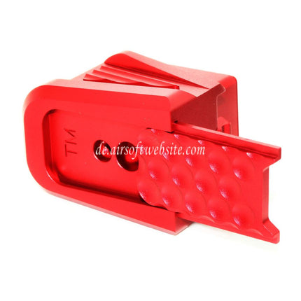 5KU CNC Aluminum Magazin Erweiterungspad Geeignet für Tokyo Marui G17 G18C G-Serie GBB Pistolen Magazin