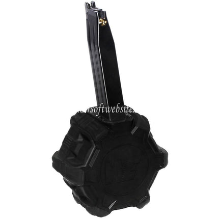 WE (WE-TECH) 350rd Gas Trommelmagazin Geeignet für Hi-Capa GBB Pistolen Airsoft
