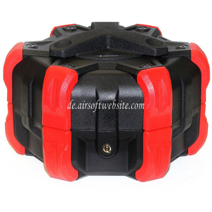 WE (WE-TECH) 350rd Gas Trommelmagazin Geeignet für Hi-Capa GBB Pistolen Airsoft