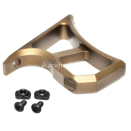 5KU CNC Aluminum SFG Skelett Vorwärtsgriff Geeignet für M-LOK System Gewehre Airsoft