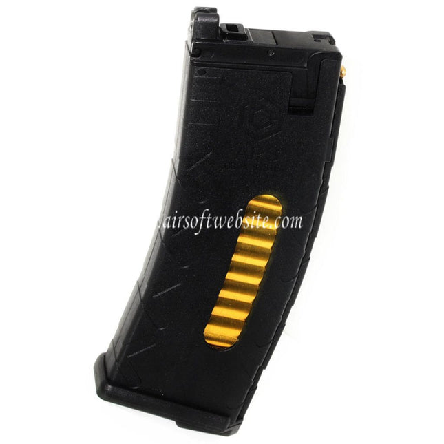 APS 36rd Polymer Gas Magazin Geeignet für APS Xtreme GBox Serie M4 GBB Gewehre Airsoft Schwarz