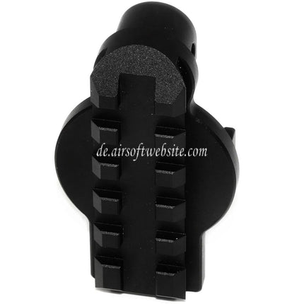 5KU 20mm Picatinny M1913 Schienen schaft adapter Geeignet für CYMA G&P Tokyo Marui MP5K PDW AEG Serie Gewehre Airsoft Schwarz