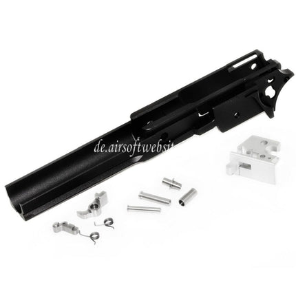 5KU CNC Aluminum Mittlerer Rahmen Unter Schiene Version Typ-2 Geeignet für Tokyo Marui Hi-Capa Serie GBB Pistolen Airsoft