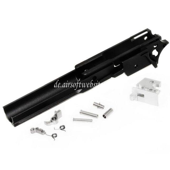 5KU CNC Aluminum Mittlerer Rahmen Unter Schiene Version Typ-2 Geeignet für Tokyo Marui Hi-Capa Serie GBB Pistolen Airsoft