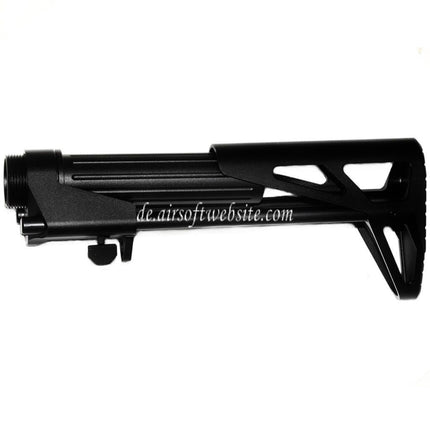 5KU 5-Position MDX Einziehbarer CQB Schaft Geeignet für VFC GHK WA M4 Serie GBB Gewehre Airsoft Schwarz