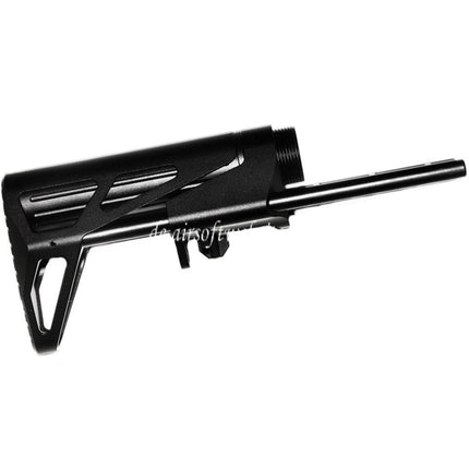 5KU 5-Position MDX Einziehbarer CQB Schaft Geeignet für VFC GHK WA M4 Serie GBB Gewehre Airsoft Schwarz