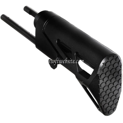 5KU 5-Position MDX Einziehbarer CQB Schaft Geeignet für VFC GHK WA M4 Serie GBB Gewehre Airsoft Schwarz