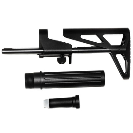 5KU 5-Position MDX Einziehbarer CQB Schaft Geeignet für Tokyo Marui MWS M4 Serie GBB Gewehre Airsoft Schwarz