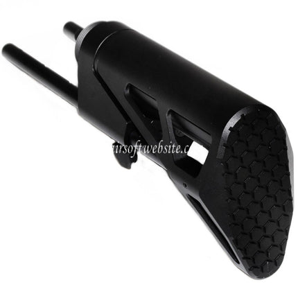 5KU 5-Position MDX Einziehbarer CQB Schaft Geeignet für Tokyo Marui MWS M4 Serie GBB Gewehre Airsoft Schwarz