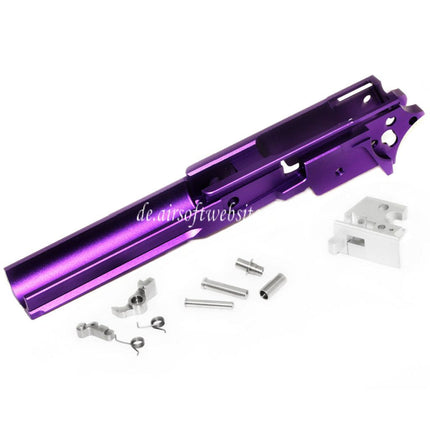 5KU CNC Aluminum Mittlerer Rahmen Unter Schiene Version Typ-2 Geeignet für Tokyo Marui Hi-Capa Serie GBB Pistolen Airsoft