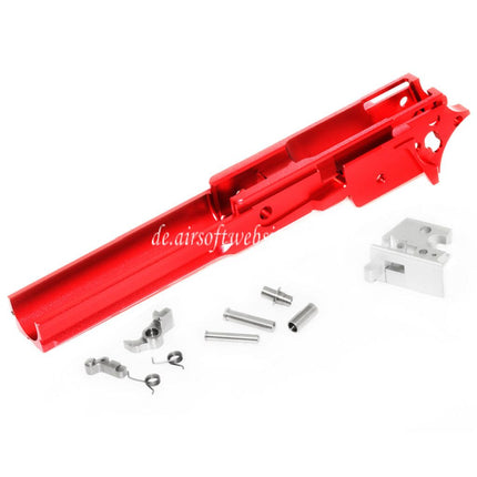 5KU CNC Aluminum Mittlerer Rahmen Unter Schiene Version Typ-2 Geeignet für Tokyo Marui Hi-Capa Serie GBB Pistolen Airsoft