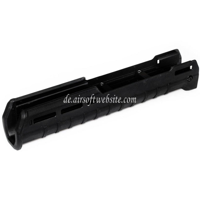 CYMA 297mm Polymer ZHUKOV Stil AKM M-LOK Unteres Handschutz system Geeignet für CYMA CM077 AK Zhukov Serie AEG Gewehre Airsoft Schwarz