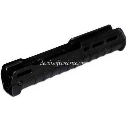 CYMA 297mm Polymer ZHUKOV Stil AKM M-LOK Unteres Handschutz system Geeignet für CYMA CM077 AK Zhukov Serie AEG Gewehre Airsoft Schwarz