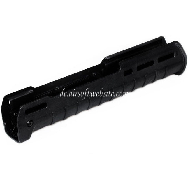 CYMA 297mm Polymer ZHUKOV Stil AKM M-LOK Unteres Handschutz system Geeignet für CYMA CM077 AK Zhukov Serie AEG Gewehre Airsoft Schwarz