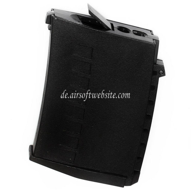 CYMA 300rd Polymer Hi-Cap Magazin Geeignet für Real Sword RS / S&T / CYMA / Tokyo Marui SVD Dragunov Serie AEG Scharfschützengewehre Airsoft Schwarz