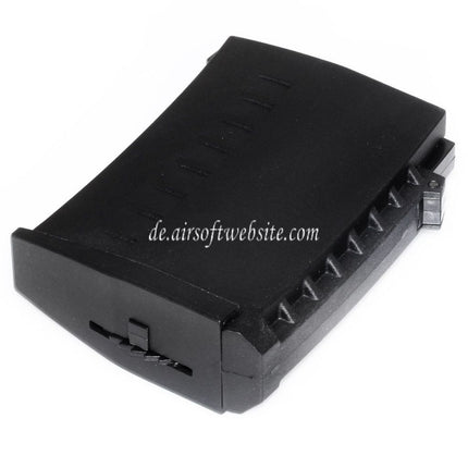 CYMA 300rd Polymer Hi-Cap Magazin Geeignet für Real Sword RS / S&T / CYMA / Tokyo Marui SVD Dragunov Serie AEG Scharfschützengewehre Airsoft Schwarz