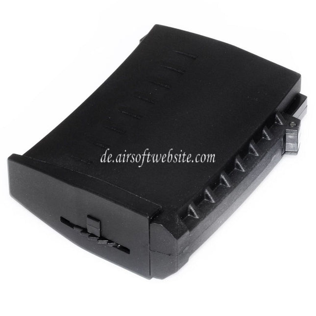 CYMA 300rd Polymer Hi-Cap Magazin Geeignet für Real Sword RS / S&T / CYMA / Tokyo Marui SVD Dragunov Serie AEG Scharfschützengewehre Airsoft Schwarz