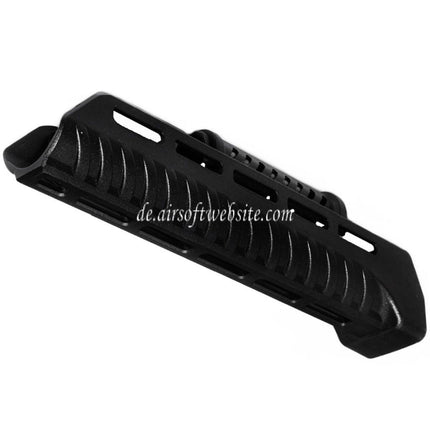 CYMA 110mm/265mm Polymer ZHUKOV Stil AKM M-LOK Oberes unteres Handschutz system Geeignet für CYMA AK Serie AEG Gewehre Airsoft Schwarz