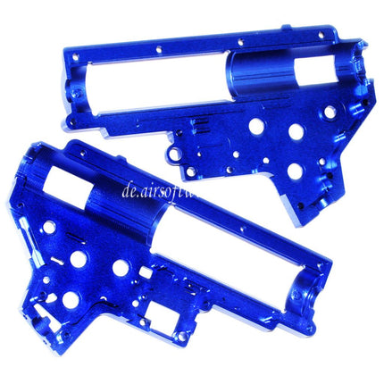 CYMA CNC Aluminum 8mm QD Getriebegehause Geeignet fur CYMA Platinum Serie M4 QBS Serie AEG Gewehre Airsoft Blau