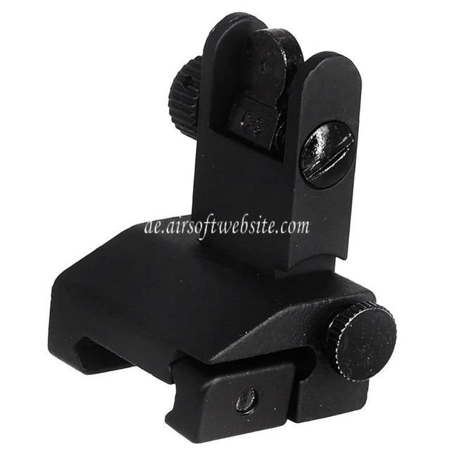 CYMA Metall Hochklappen Kimme Geeignet für 20mm 1913 Picatinny Schiene M4 M16 AEG Gewehre Airsoft