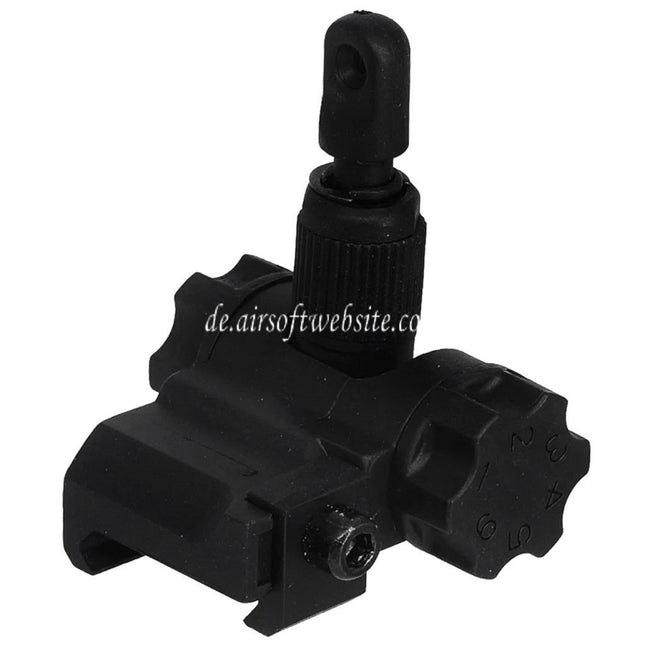 CYMA Plastik SCAR Hochklappen Kimme Geeignet für 20mm 1913 Picatinny Schiene AEG Gewehre Airsoft